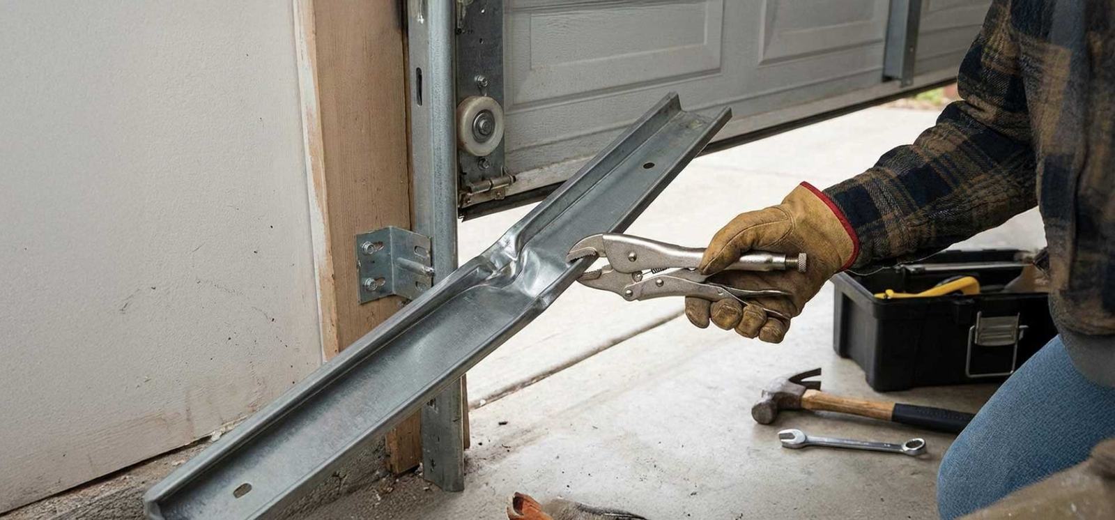 Off-Track Door Realignment Country Isles Weston FL