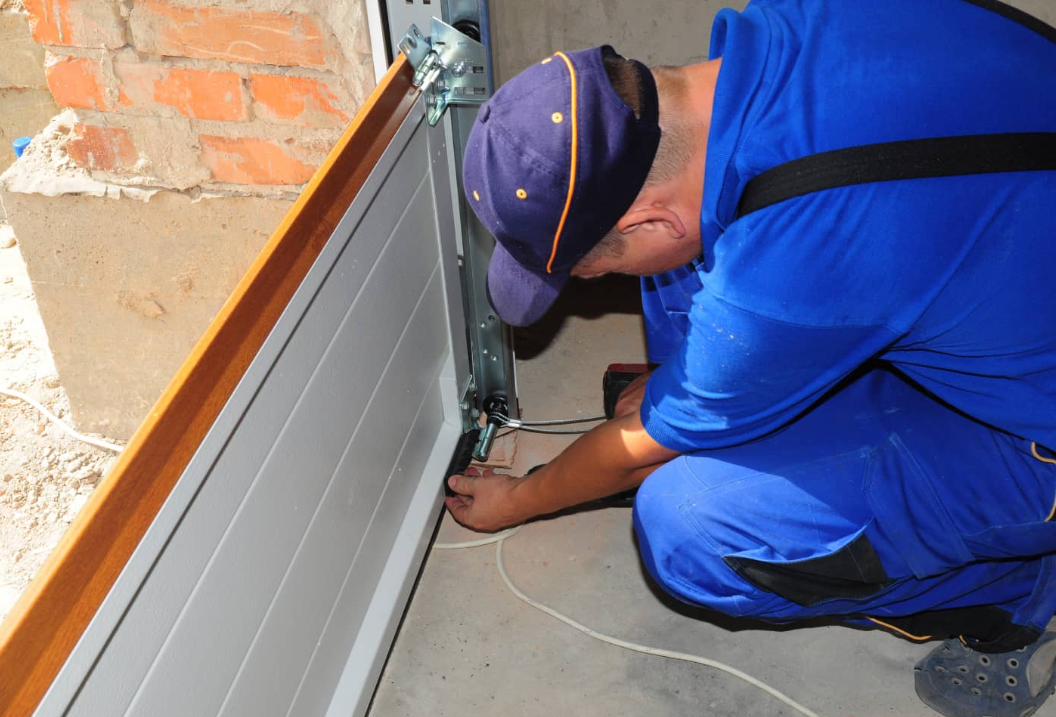garage door panel repair.