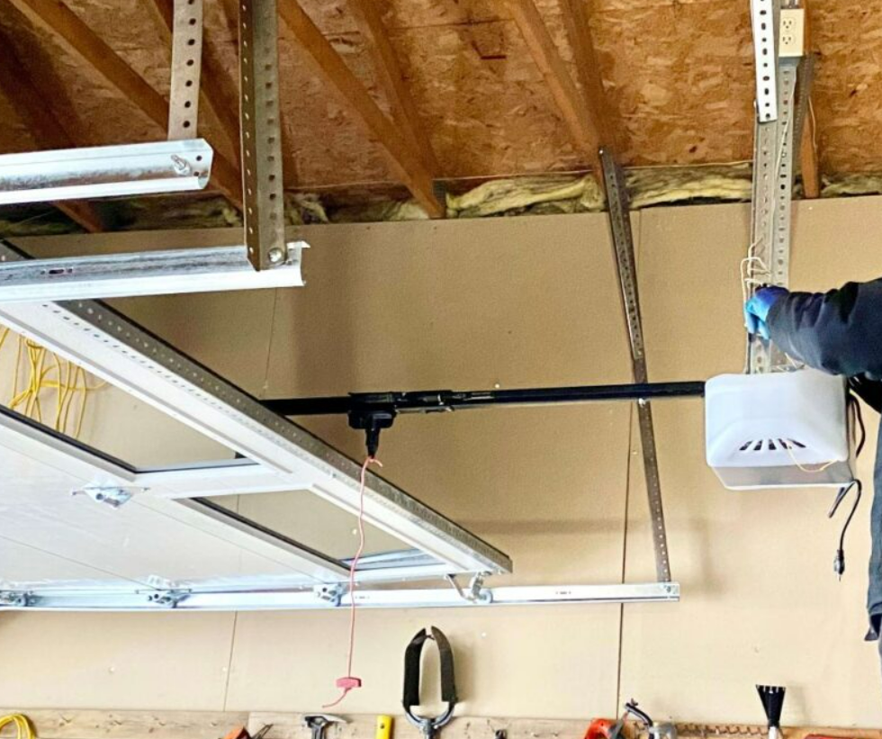 Overhead garage door repair service in Weston, FL - Expert technicians fixing garage doors for reliable home security.